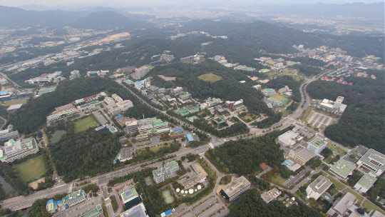 과학기술계 정부출연연구기관이 집적해 있는 대덕특구 전경